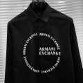 Armani Exchange Black Cotton Shirt-thumb-2