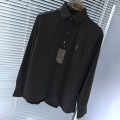 Armani Exchange Black Cotton Shirt-thumb-3