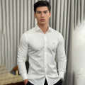 Armani Exchange White Cotton Shirt-thumb-0