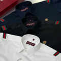 Gucci GG Embroidery Black Stretch Cotton Shirt-thumb-6