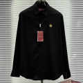 Gucci GG Embroidery Black Stretch Cotton Shirt-thumb-4