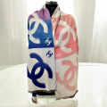 Chanel Designer Pink Woolen Stole-thumb-0