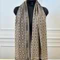 Calvin Klein Reversible Designer Cream Woolen Stole-thumb-1
