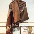 Chanel Designer Dark Brown Woolen Stole-thumb-0