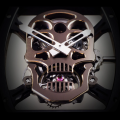 Richard Mille RM 052 Tourbillon Skull Black Strap Mens Watch-thumb-2