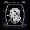 Richard Mille RM 052 Tourbillon Skull Black Strap Mens Watch-thumb-4