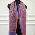 Givenchy Premium Quality Blue Reversible Woollen Stole-thumb-1
