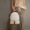 Michael Kors Jaycee White Backpack-thumb-1