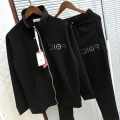Christian Dior Embroidered logo Black Premium Tracksuit-thumb-2