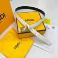Fendi White Premium Quality Belt-thumb-0