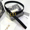 Dior Black & Golden Premium Quality Belt-thumb-0