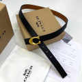 Coach Carriage Golden Buckle Belt-thumb-0