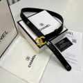Chanel Primium Quality Black Ladies Belt-thumb-0