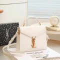 Ysl Cassandra White Handbag-thumb-0