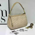 Coach Cary Cream Shoulder Bag-thumb-0