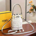 Fendi Zucca Small White Bucket Bag-thumb-0