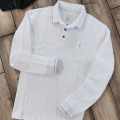 Armani Exchange White Premium Quality Polo Shirt-thumb-2