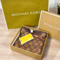 Michael Kors Brown & Beige Semi Woolen Stole-thumb-1