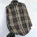 Burberry Checked Green Premium Shirt-thumb-0