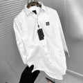 Armani Exchange White Cotton Shirt-thumb-0