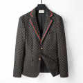 Gucci GG Canvas Black Single-Breasted Blazer-thumb-0