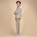 Fendi Embroidered logo Cream Premium Tracksuit-thumb-2