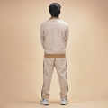 Fendi Embroidered logo Cream Premium Tracksuit-thumb-1