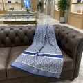 Christian Dior Premium Quality Dark Blue Silk Stole-thumb-1