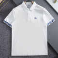 Burberry Embroidered logo White Premium Polo T-shirt-thumb-0