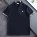 Burberry Embroidered logo Black Premium Polo T-shirt-thumb-0
