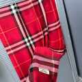 Burberry Check Cashmere Red Stole-thumb-2