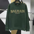 Balmain Paris Golden Logo Green Sweatshirt-thumb-0