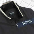 Boss Embroidered logo Black Premium Quality Zipper-thumb-3