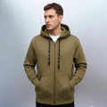 Hugo Brown Embroidered Regular Fit Hoodie-thumb-0