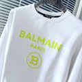Balmain White Premium Quality Sweatshirt-thumb-2