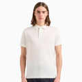 Emporio Armani White Polo T-Shirt-thumb-0