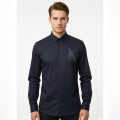 Armani Exchange Navy Blue Cotton Shirt-thumb-0