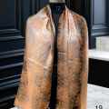 Loewe Anagram Brown Woollen Stole-thumb-0