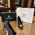 Versace La Medusa Black Heels Heels-thumb-1