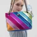 Kurt Geiger Kensington Rainbow Chain Tote Shoulder Bag-thumb-2