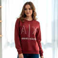 Armani Exchange Red Premium Quality Sweatshirt-thumb-0