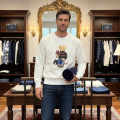 Ralph Lauren White Teddy Print Premium Quality Sweatshirt-thumb-4