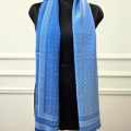Salvatore Ferragamo Blue Premium Quality Woollen Stole-thumb-0