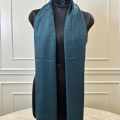 Salvatore Ferragamo Teal Blue Premium Quality Woollen Stole-thumb-0