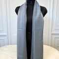 Salvatore Ferragamo Grey Premium Quality Woollen Stole-thumb-0