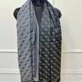 Guess Semi Grey Reversible Wool Blend Stole-thumb-1