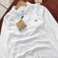 Burberry White Premium Full Sleeves Polo T-shirt-thumb-1