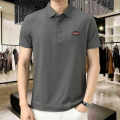 Prada Grey Premium Quality Polo T-shirt-thumb-0