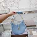 Bvlgari Serpenti Sugarloaf Sky Blue Shoulder Bag-thumb-0