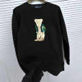 Ralph Lauren Black Teddy Print Premium Quality Sweatshirt-thumb-1